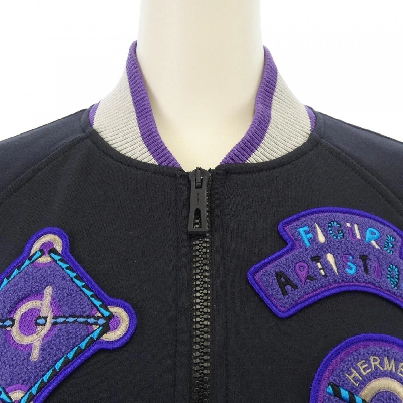 Áo khoác HERMES FIGURE ARTISTIQUE VARSITY EMBROIDE 3H4208DD - Hàng hiệu Chính hãng 820825