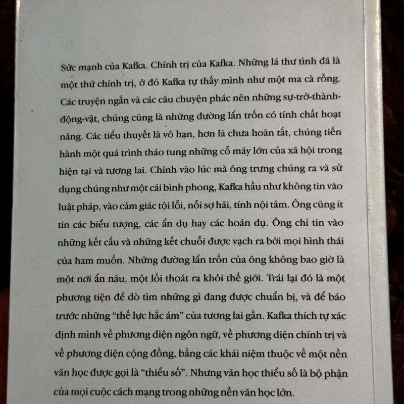 Kafka vì một nền dân tộc thiểu số 702969