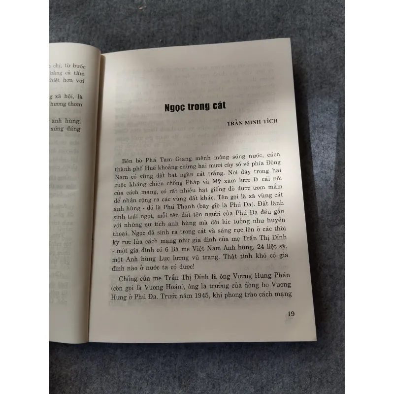 NGỌC TRONG CÁT. NHỮNG KỶ NIỆM SÂU SẮC VỀ ĐỀ TÀI THƯƠNG BINH - LIỆT SĨ 697765