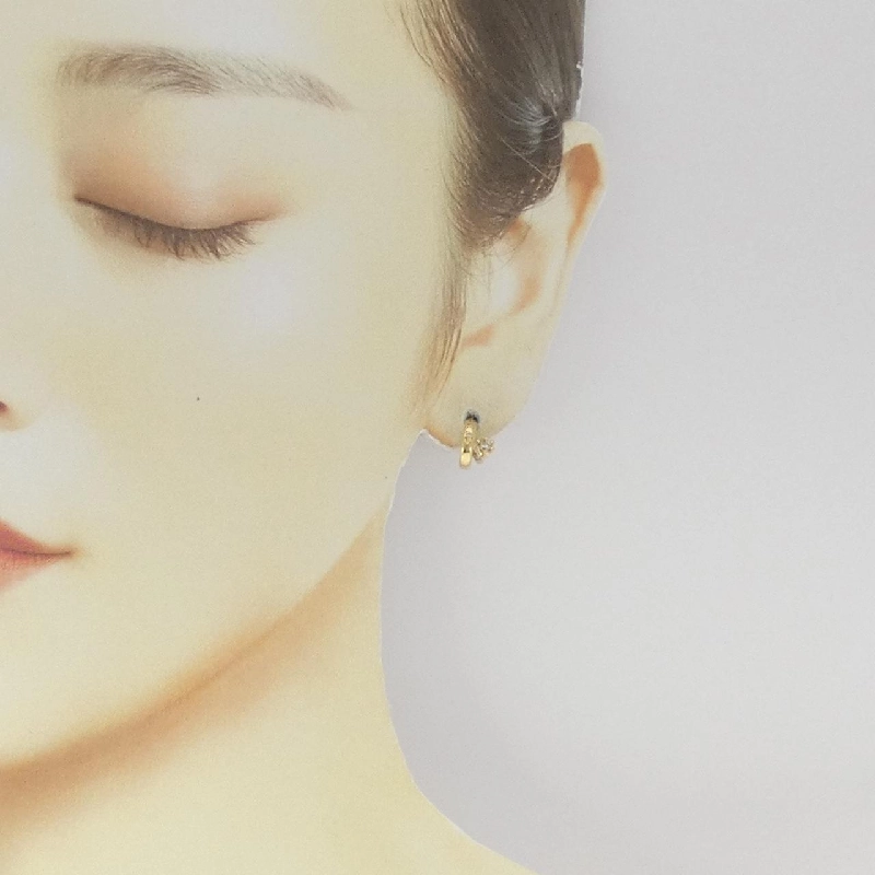 K18YG Bông tai kim cương 0.19CT - Hàng hiệu Chính hãng 875079