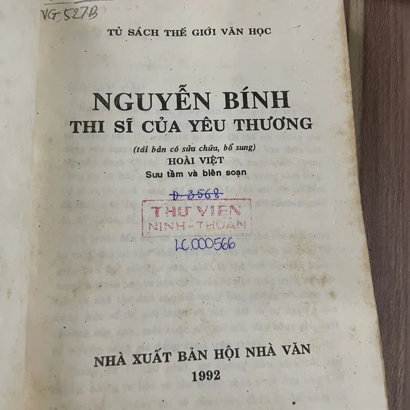NGUYỄN BÍNH THI SĨ CỦA YÊU THƯƠNG  689823