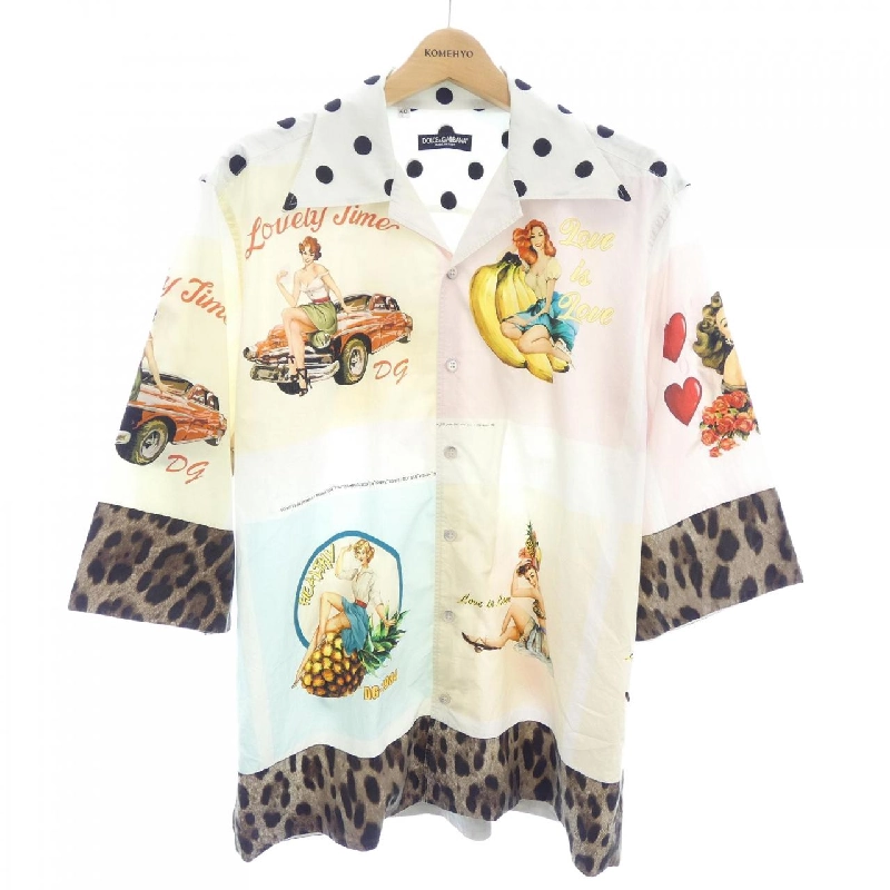 Dolce & Gabbana DOLCE&GABBANA G5HL1T GEN48 Áo sơ mi ngắn tay - Hàng hiệu Chính hãng 895102