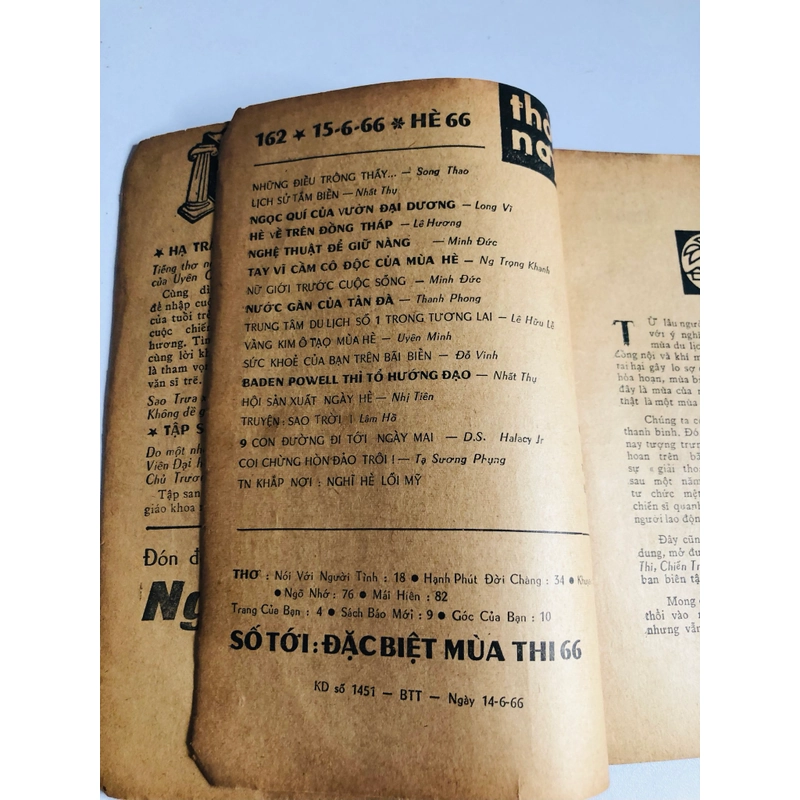 BÁO THỜI NAY – ẤN PHẨM GỐC SỐ 162 (15/06/1966) 549362