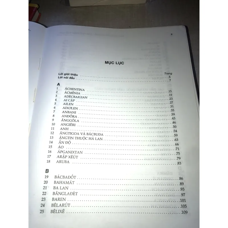 Các nước và một số lãnh thổ trên thế giới trước ngưỡng cửa thế kỷ XXI thông tin tổng hợp 781909