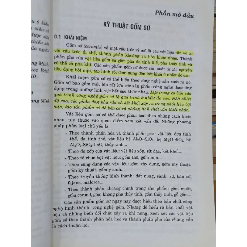 Kỹ thuật sản xuất vật liệu gốm sứ - Đỗ Quang Minh 571613