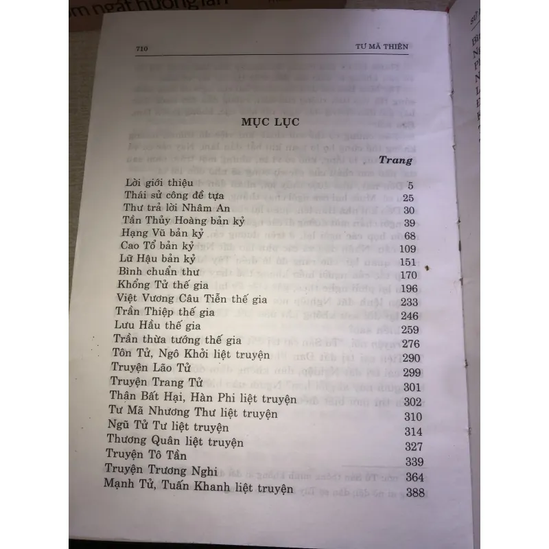 Sủ Ký Tư Mã Thiên - Nhà Xuất Bản Văn Học 935252