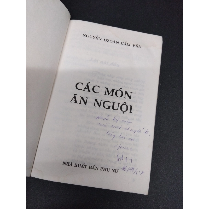 Món ăn nguội mới 70% ố có viết nhẹ ẩm 2000 HCM2809 Nguyễn Dzoãn Cẩm Vân KỸ NĂNG 291453