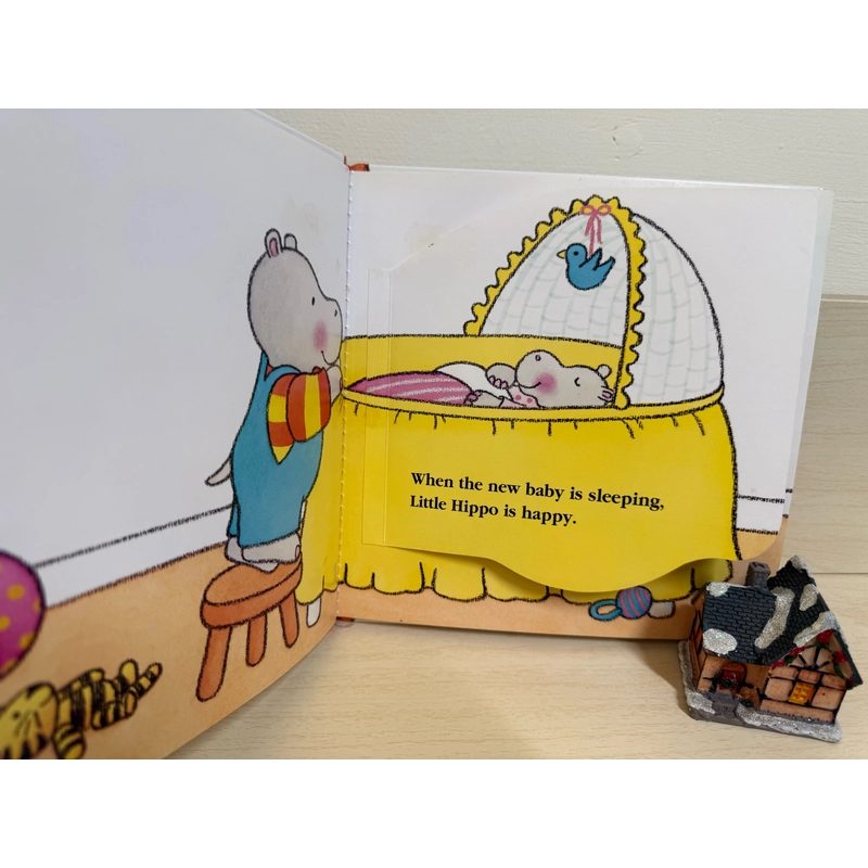📘Little  Hippo's New baby (a lift-the-flap story) 🦛 527358