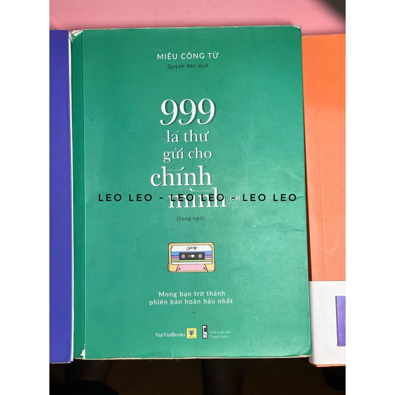 Combo 3 quyển Sách 999 Lá Thư Gửi Cho Chính Mình phiên bản song ngữ Việt Trung 69590