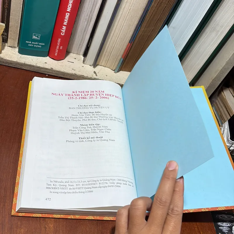 II Sách Lịch Sử: Hiệp Đức _ 20 Năm Đổi Mới Và Trưởng Thành - 2006 722842