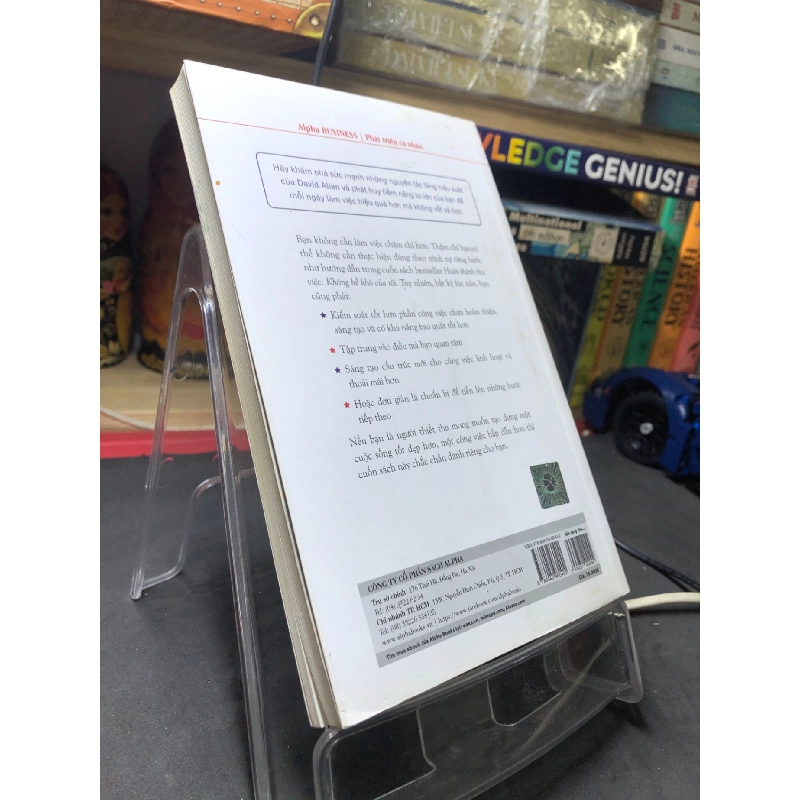 Sẵn sàng cho mọi việc 2016 mới 75% ố bẩn bụng sách ẩm góc vài trang David Allen HPB2606 KỸ NĂNG 916046