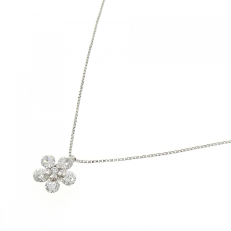 Dây chuyền kim cương hoa PT900/PT850 1.00CT - Hàng hiệu Chính hãng 858101