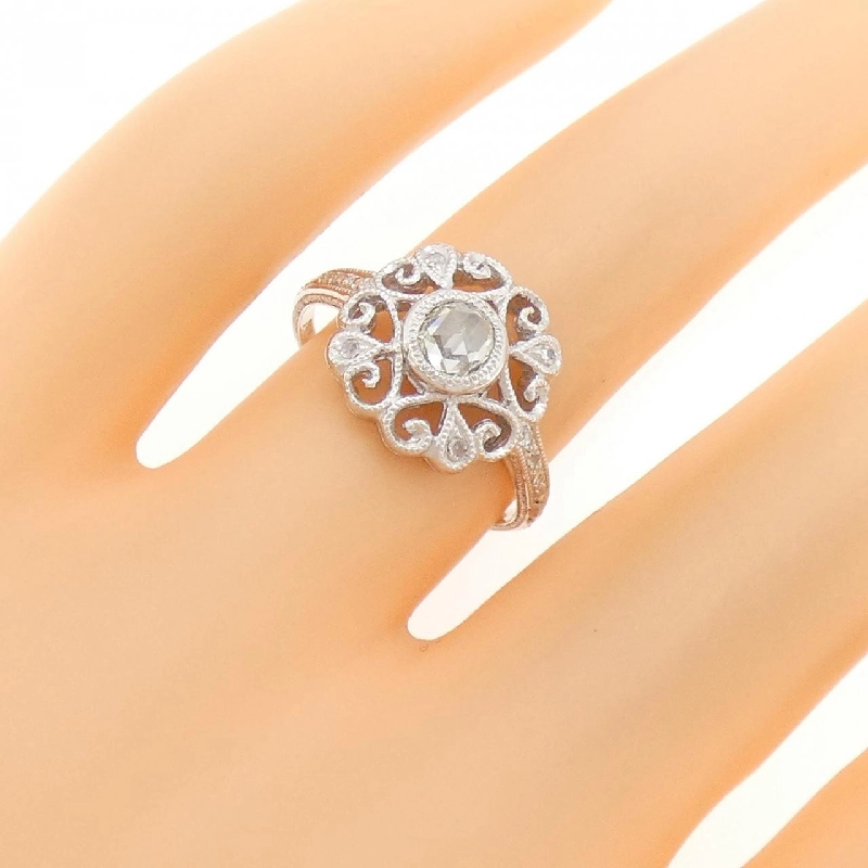 Nhẫn kim cương 750WG 0.27CT 672656