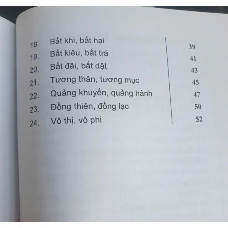 Nhị Thập Tứ Điều 757808