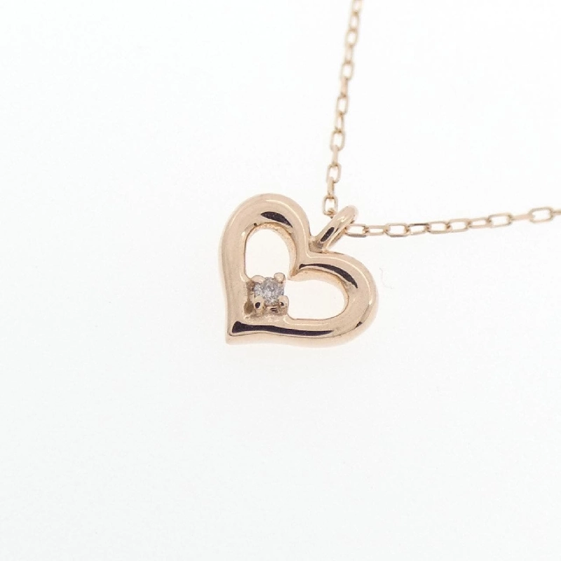 K10PG Dây chuyền kim cương hình trái tim 0.005CT - Hàng hiệu Chính hãng 855926