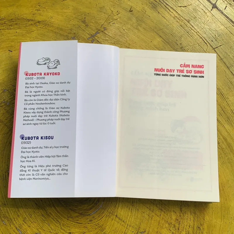 CẨM NANG NUÔI DẠY TRẺ SƠ SINH - KUBOTA KISOU & KOBOTA KAYOKO 739589