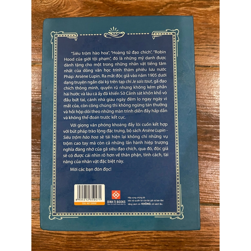 Sách - Hộp:  ARSENE Lupin - Siêu trộm hào hoa (5 cuốn) 322190