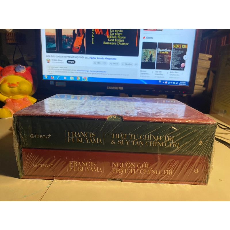 Lịch Sử Chính Trị -Bộ Sách Fukuyama ( boxset 2quyển bìa cứng)- mới nguyên seal 408295
