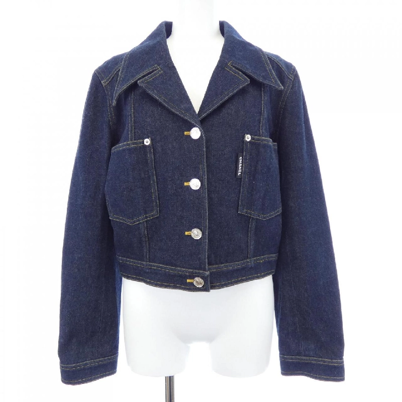 CHANEL P06784V04732 96P Áo khoác denim - Hàng hiệu Chính hãng 820522