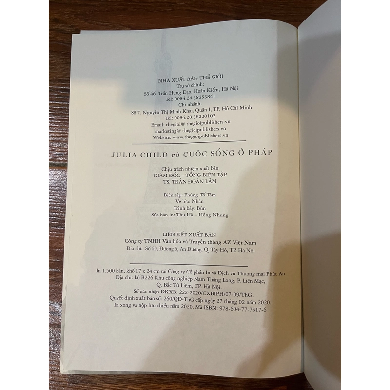 Julia Child Và Cuộc Sống Ở Pháp - Julia Child, Alex Prud’homme (k1) 516517
