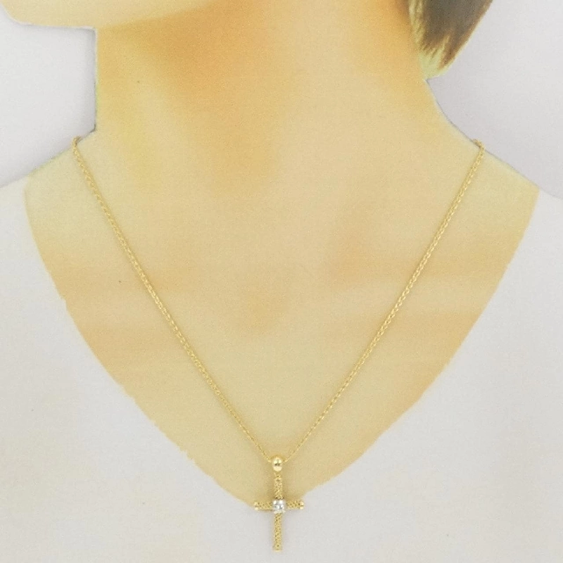 Dây chuyền kim cương 18KTYG/18KTWG/750YG - Hàng hiệu Authentic 859796