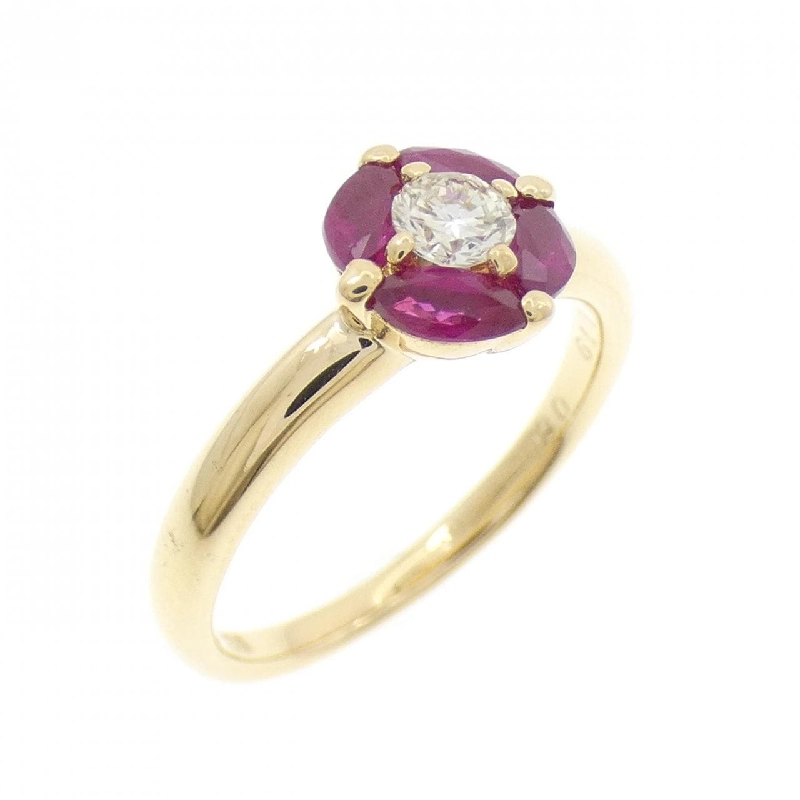 Nhẫn Ruby K18YG 0.60CT - Hàng hiệu Chính hãng 849693