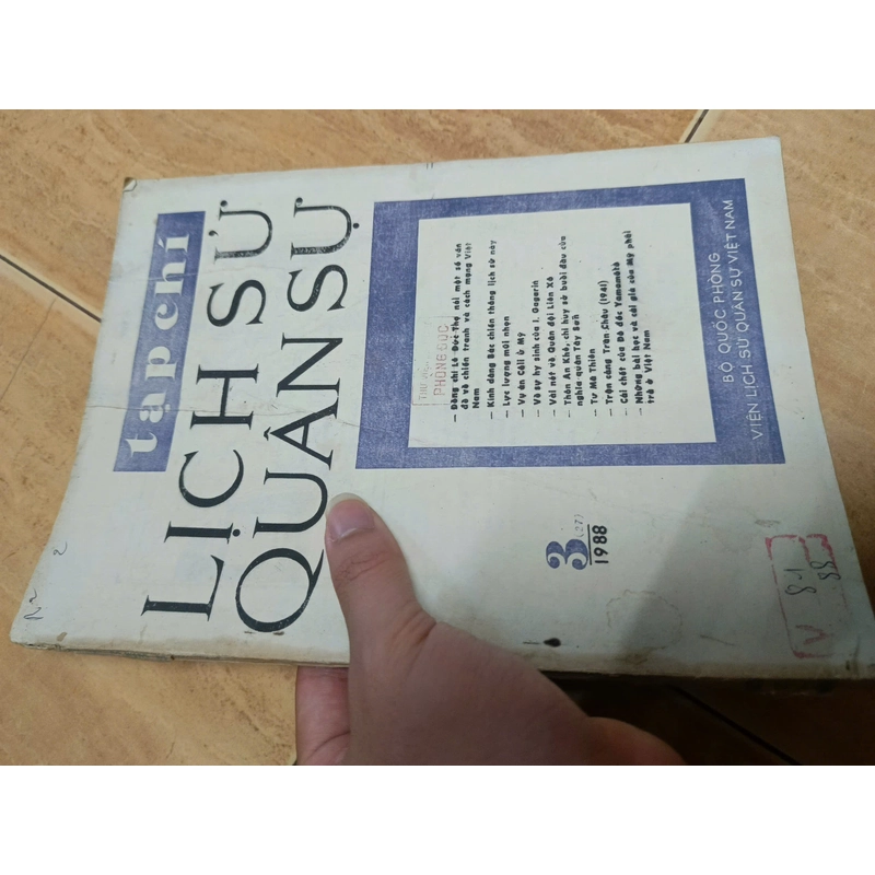 Tạp chí lịch sử quân sự (Số tháng 3/1988) 517109