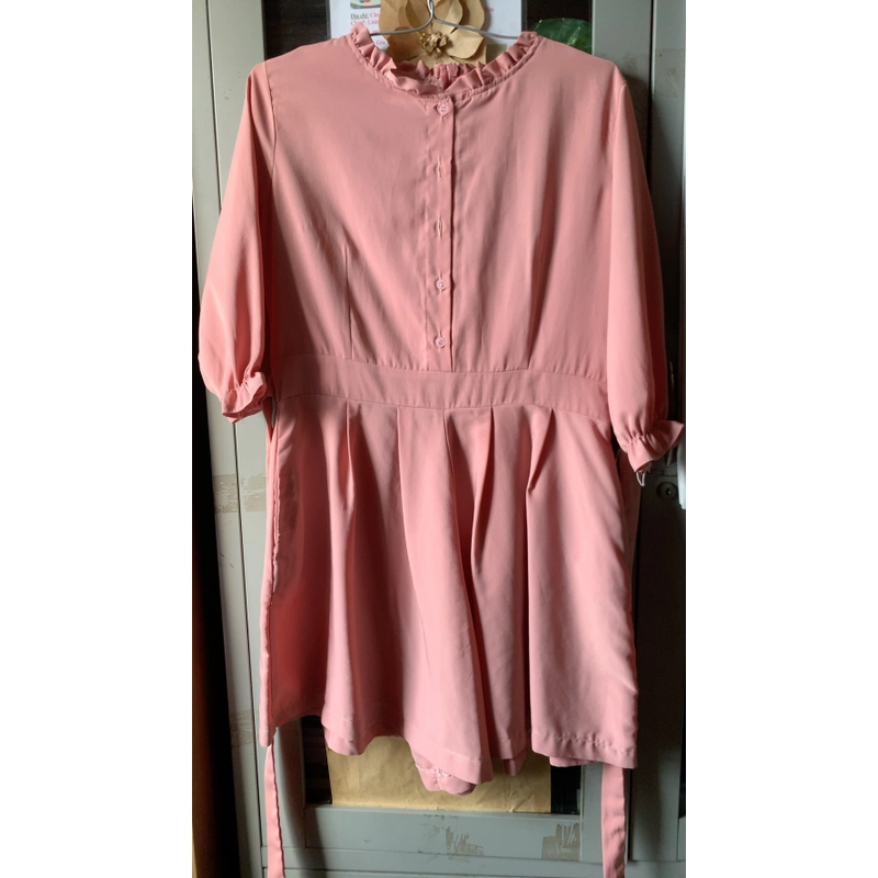 Jumpsuit màu hồng gạch ngọt ngào 478283