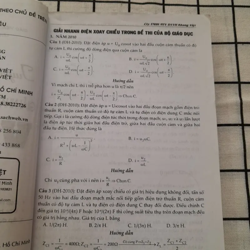 Công phá Vật lý 12, THPT. ĐIỆN XOAY CHIỀU. GV. CHU VĂN BIÊN. Kênh VTV2 576459
