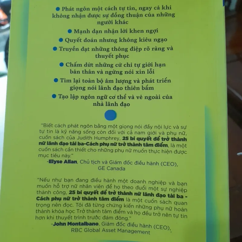 Judith Humphrey - 25 BÍ QUYẾT ĐỂ TRỞ THÀNH NỮ LÃNH ĐẠO TÀI BA 705162