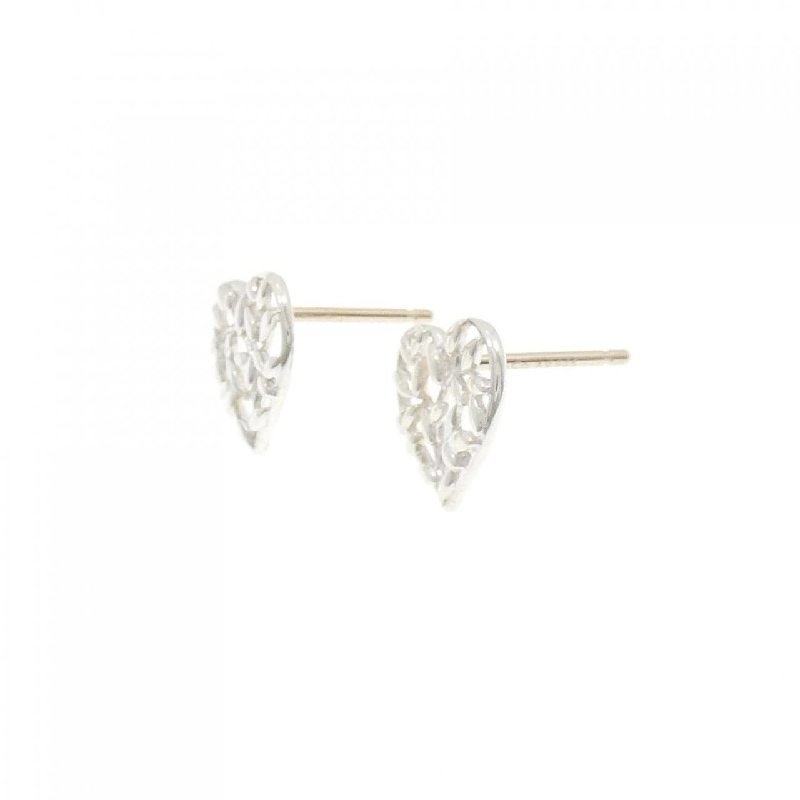 Bông tai hình trái tim lá ô liu Tiffany - Hàng hiệu Authentic 844906