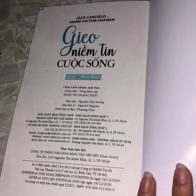 Hạt giống tâm hồn- Gieo niềm tin cuộc sống 928120