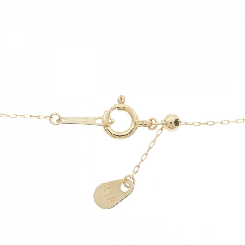 Dây chuyền kim cương hoa K18YG - Hàng hiệu chính hãng 862335