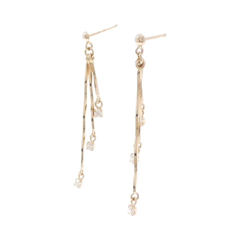 K18PG Bông tai kim cương 0.20CT - Hàng hiệu Chính hãng 869206