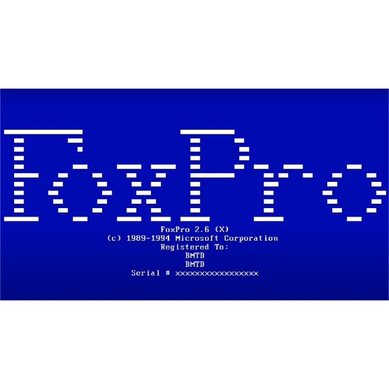 Đĩa CD cài đặt phần mềm Foxpro 2.6 10623