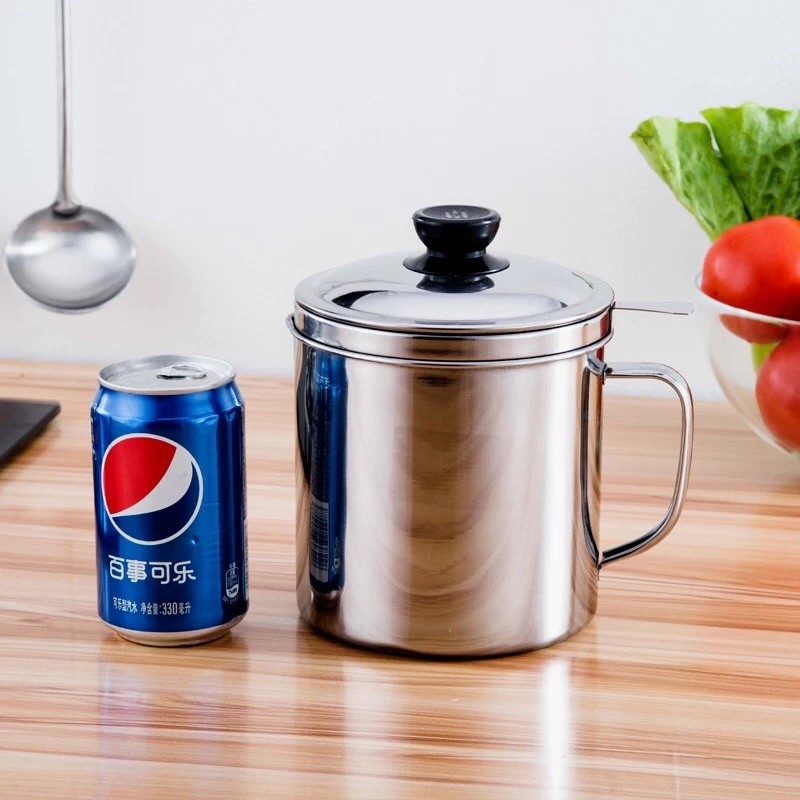 Ca lọc dầu ăn đã qua sử dụng có nắp 457