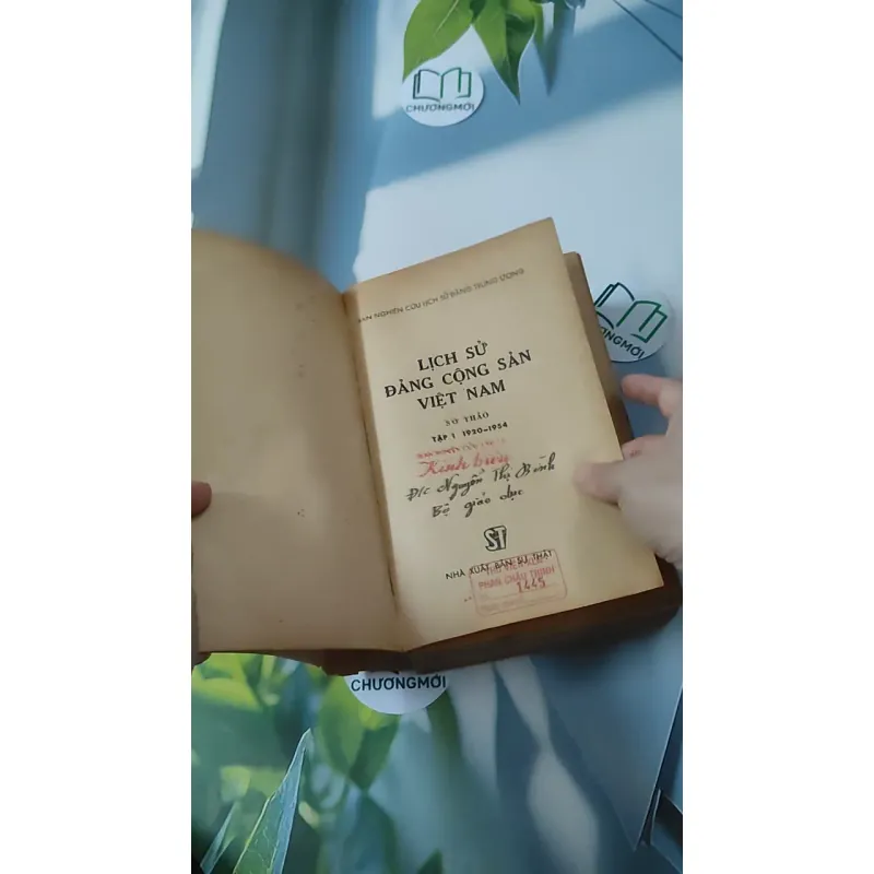 [MIỄN PHÍ BỌC SÁCH] [XƯA] Lịch Sử Đảng Cộng Sản Việt Nam 1 (bản Sơ Thảo) (1982) 928571