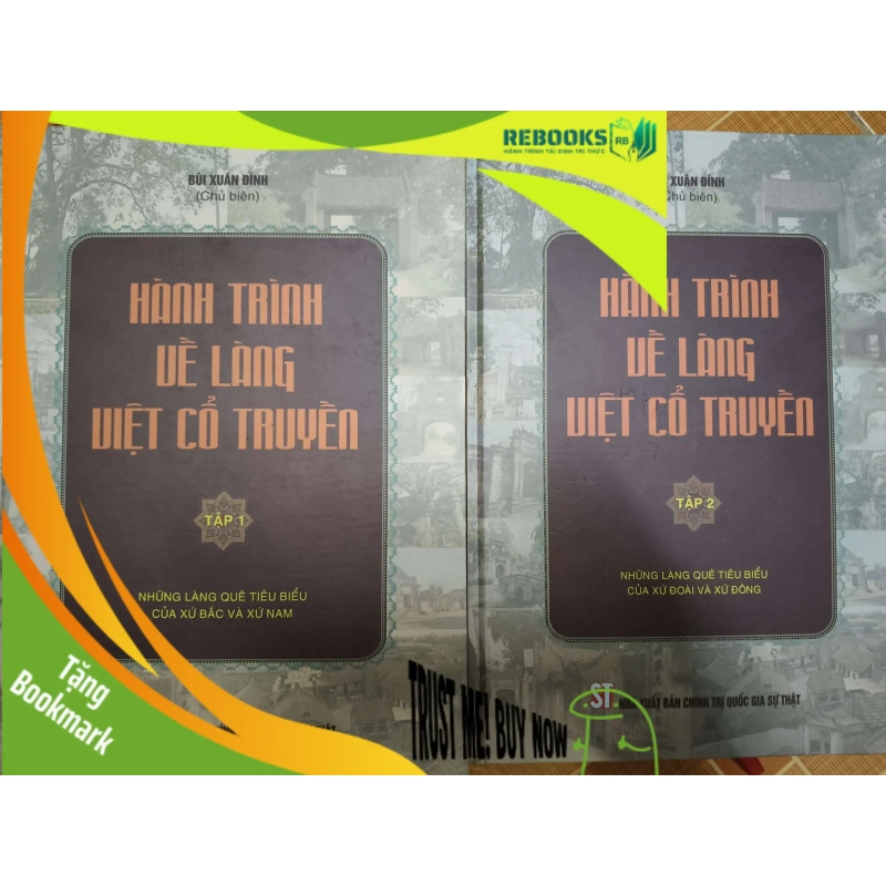 (TẶNG BOOKMARK) Hành trình về làng việt cổ truyền - 2024 - 1924 trang Lịch sử Việt Nam RBK2702 944725