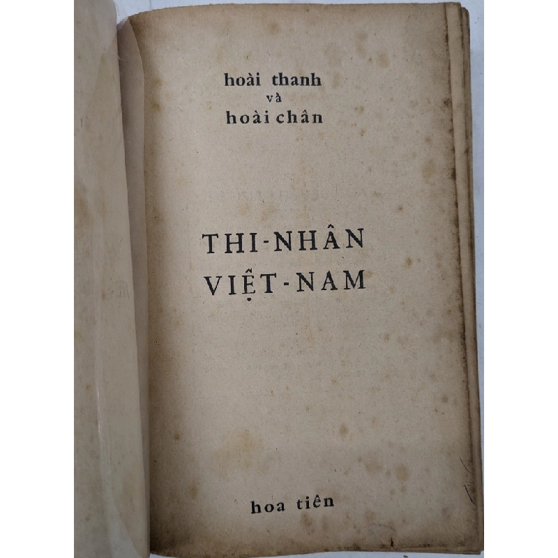 THI NHÂN VIỆT NAM -Hoài Thanh, Hoài Chân 132610