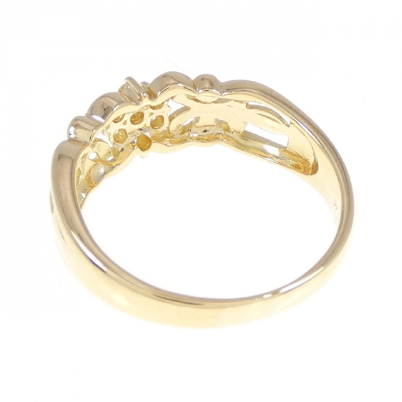 Nhẫn kim cương K18YG 0.14CT 671731