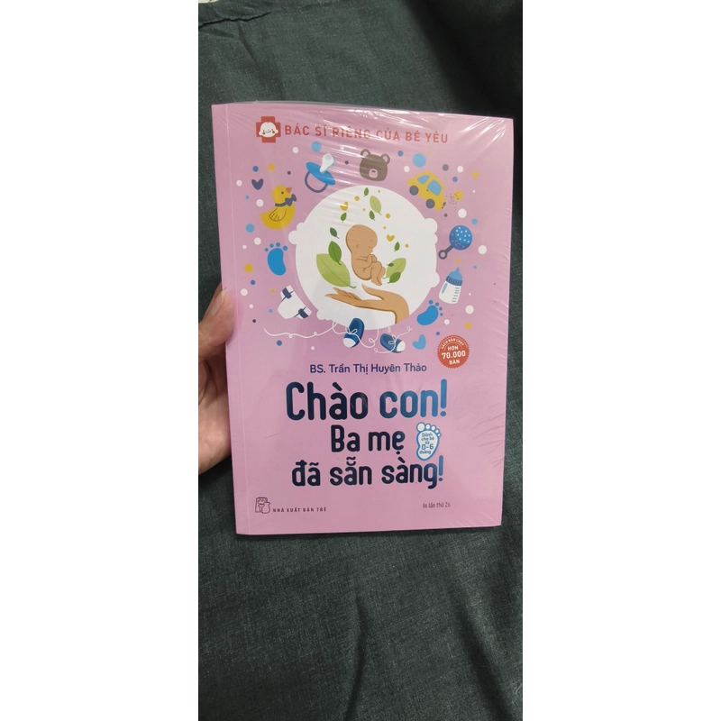 Chào con! Ba mẹ đã sẵn sàng! ( Sách mới nguyên seal)  333577