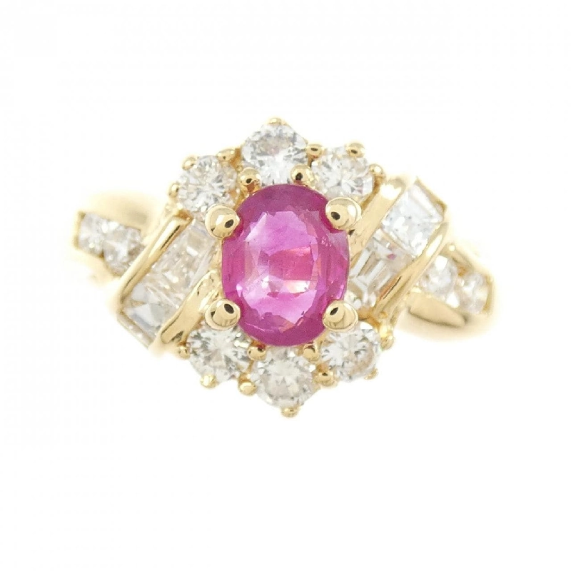 Nhẫn Ruby K18YG 0.67CT 667626