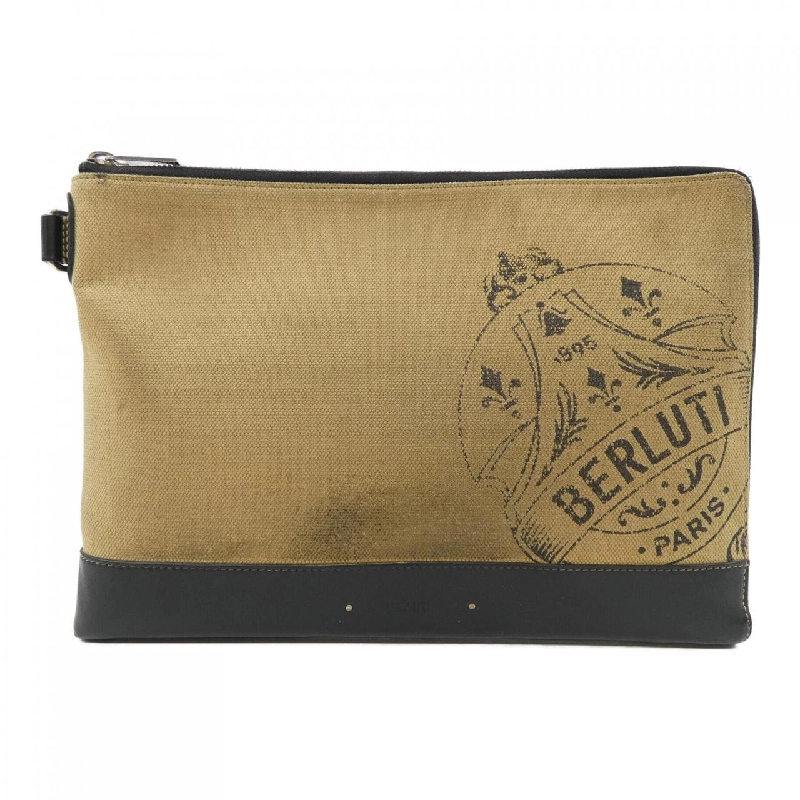 Berluti ニノGMロッジキャンバスクラッチ BAG - Hàng hiệu Authentic 831761