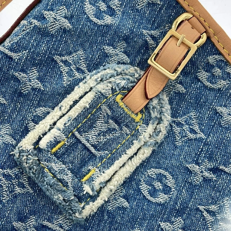 Louis Vuitton LV Remix (Monogram Denim) Túi Carry All MM M46855 - Túi xách hàng hiệu chính hãng 802607