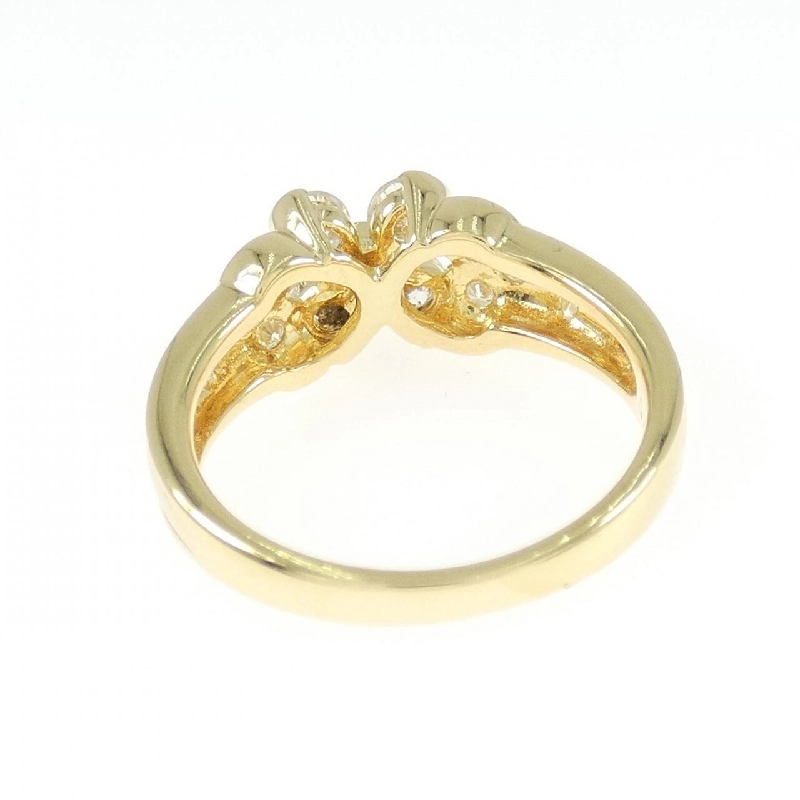 Nhẫn kim cương hoa K18YG 0.70CT 667818