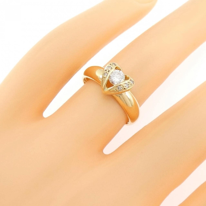 Nhẫn kim cương K18YG 0.26CT - Hàng hiệu Authentic 848257