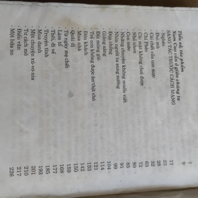 Tuyển tập Nam Cao". Đây là một tuyển tập các tác phẩm của nhà văn hiện thực lớn Nam Cao  761595