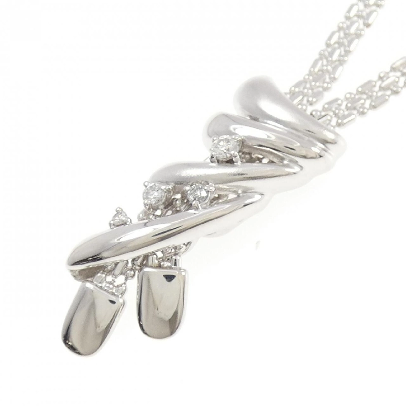 K18WG Dây chuyền kim cương 0.10CT - Hàng hiệu Chính hãng 856771