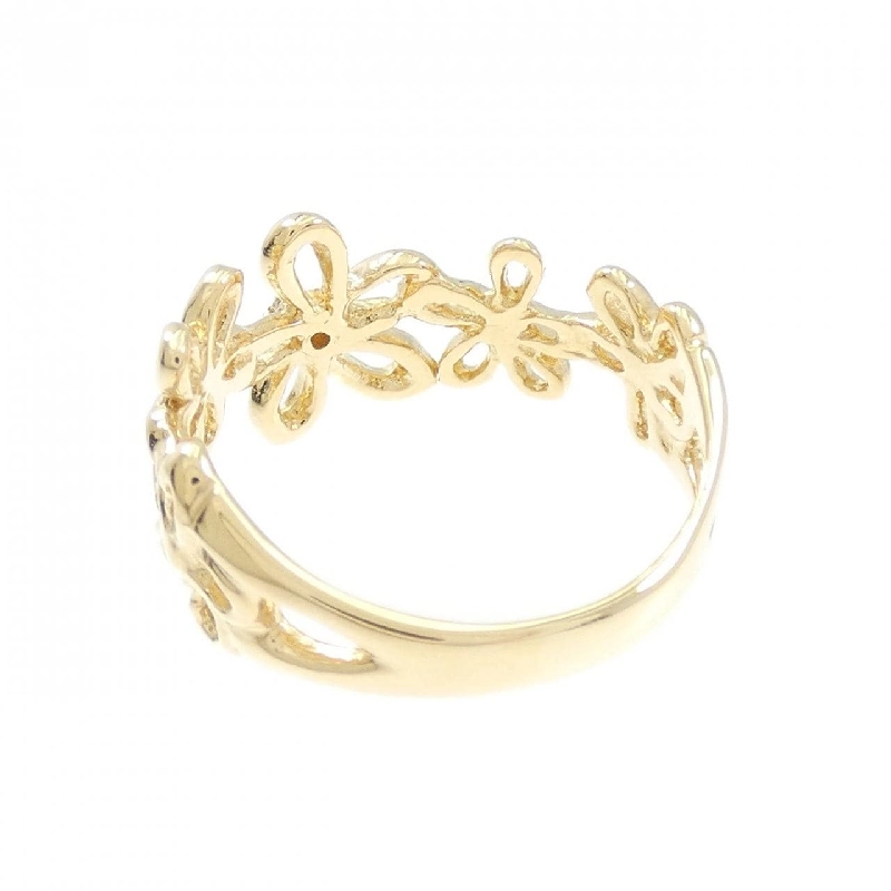 Nhẫn kim cương hoa K18YG 0.01CT - Hàng hiệu Authentic 854206