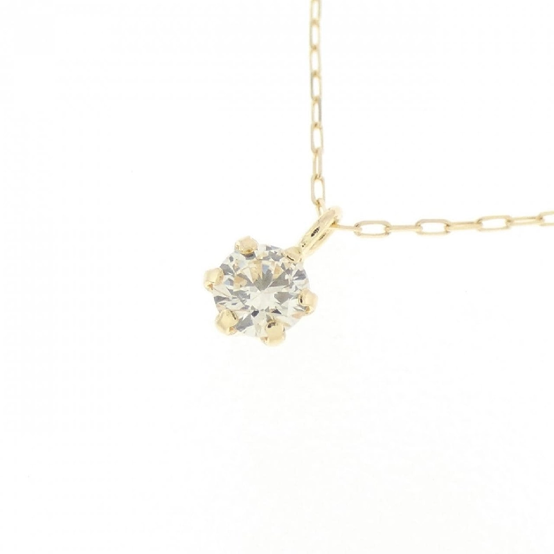 Dây chuyền kim cương K18YG 0.10CT - Hàng hiệu Chính hãng 858198